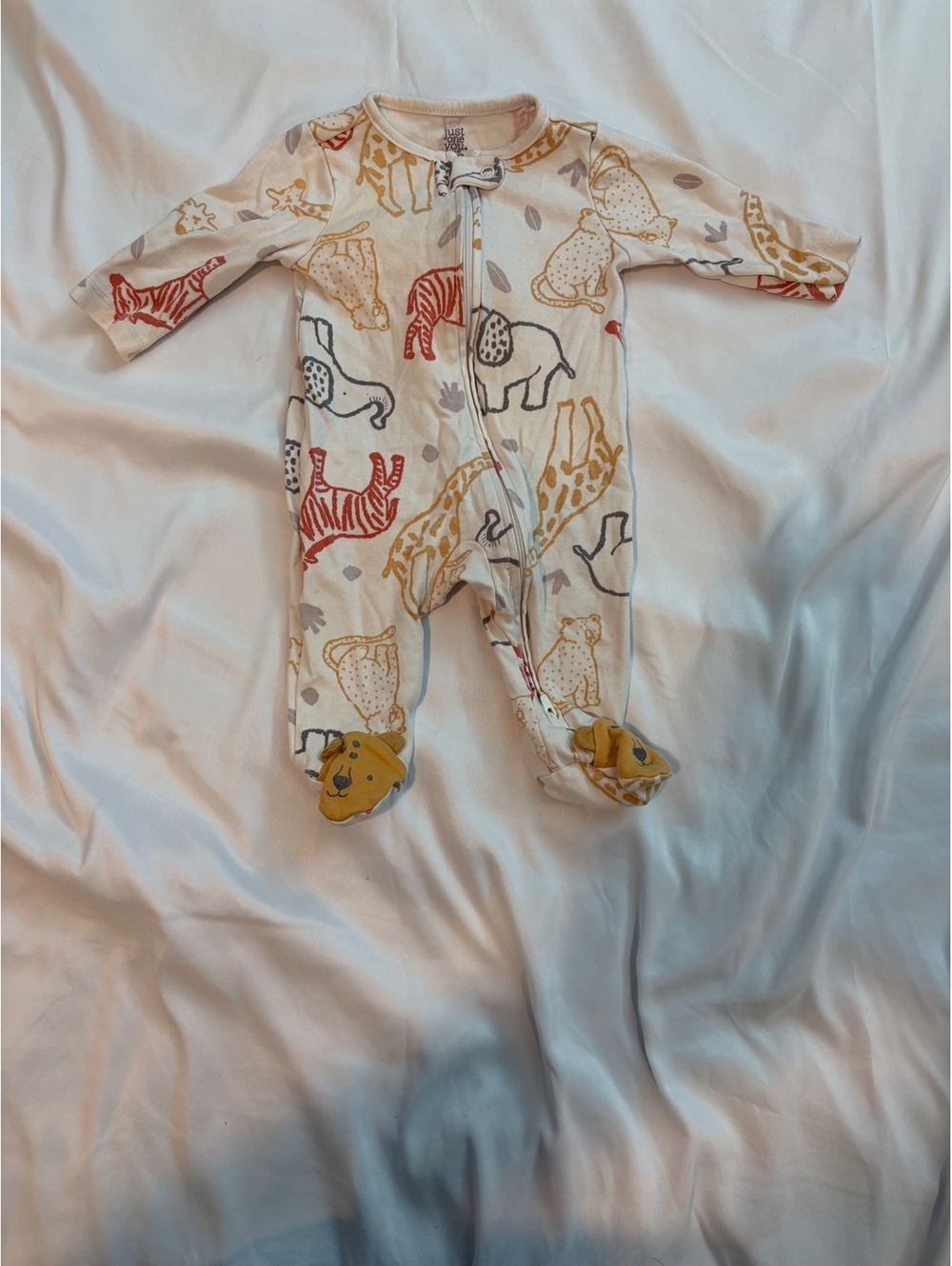Carter's Just One You Baby Animal Print Footed Sleeper 3M